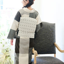 画像をギャラリービューアに読み込む, える着物 阿波しじら オリジナル【濃淡茶のパズルチェック】13m 女性用 しじら織 ブロックチェック 大格子 夏着物 ゆかた 木綿 フルオーダー お仕立て 普段着 湯通し済み 着付け 着物 浴衣 和装 日本製 レディース H51
