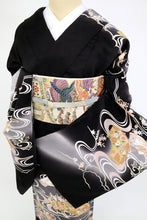 画像をギャラリービューアに読み込む, 仮絵羽 訪問着 吉祥文 流水古典柄 丹後ちりめん フォーマル 略礼装 きもの 袷正絹着物 HB3-17
