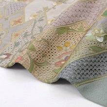 画像をギャラリービューアに読み込む, 【中古】長尺 豪華【汕頭刺繍】訪問着 松川菱に宝相華 灰青 フォーマル 身丈163.5cm 裄丈65.5cm 袷正絹着物 HA12-3 lsize トールサイズ リサイクル着物 街着 観劇 外出着 女子会 ランチ 普段着物
