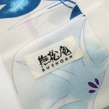 画像をギャラリービューアに読み込む, 【新品】長尺 洗える♪浴衣『撫松庵』セオαアルファ 朝顔 化繊着物 身丈166.5cm 裄丈68cm lsize トールサイズ［きものふりく］UH4-1

