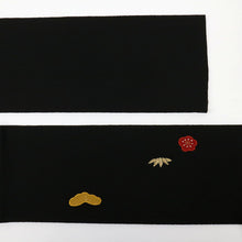 画像をギャラリービューアに読み込む, 【中古】付下げ＋帯セット 刺繍 きつねの嫁入り松竹梅 黄土 身丈159cm 裄丈67.5cm 袷正絹着物 msize SY2-4

