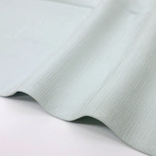 画像をギャラリービューアに読み込む, 【中古】長尺 色無地 線霞に雪輪の地紋 背紋有 灰黄緑 水色 セミフォーマル 身丈171.5cm 裄丈68cm 袷正絹着物 lsize トールサイズ IG1-3
