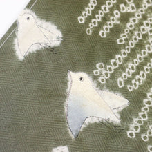 画像をギャラリービューアに読み込む, 【中古】長尺 刺繍 訪問着 しっとり薄霞に吉祥文松竹梅 薄灰紫 身丈159cm 裄丈64cm 袷正絹着物 lsize トールサイズ wide HG2-5
