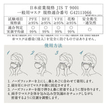 画像をギャラリービューアに読み込む, J-95 マスク 全3色　日本製 3Dマスク 立体型 不織布マスク J-95MASK 無地 ホワイト ハニー ライトグレー ふつうサイズ 4層構造 高性能 国産 JIS規格適合 30枚入り OPP包装 個別包装 大人マスク ダイアモンド型 柳葉型 魚型 マスク 医療用 カラーマスク 和装小物 K22-13
