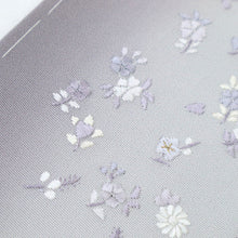 画像をギャラリービューアに読み込む, 【中古】訪問着 長尺 極上刺繍 細やか花の丸模様 フォーマル 略礼装 グレー 灰色 身丈171.5cm 裄丈66cm 丹後縮緬 袷正絹着物 SH4-18 lsize
