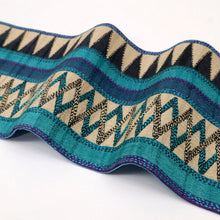 画像をギャラリービューアに読み込む, 新品 半幅帯 『ギャラリー凜』 古渡更紗 ブルー カンタ刺子 長さ420cm 帯巾17cm　BA9-2
