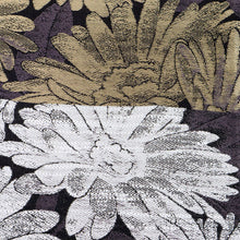 画像をギャラリービューアに読み込む, 【新品】『創世舎』半幅帯 リバーシブル マーガレット 麻の葉 ブラック黒 小袋帯 半巾帯 きもの 和装 BB9-11
