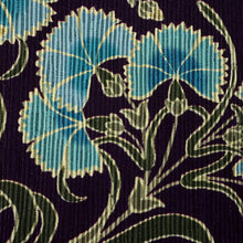 画像をギャラリービューアに読み込む, 【新品】『召しませ華』半幅帯 リバーシブル 撫子×チューリップ 黒紫×黄土色 カジュアル きもの 和装 BP9-3
