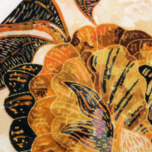 画像をギャラリービューアに読み込む, 【新品】夏袋帯 お仕立て上り『夏牛首帯』白山工房 カジュアル 濃淡オレンジ 長さ480cm 帯巾31cm 正絹 FY6-13
