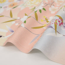 画像をギャラリービューアに読み込む, 【新品】仮絵羽 訪問着 菊と彩りの花々 フォーマル 水色 唐草地紋有 和装きもの 袷正絹着物 HA9-16
