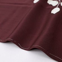 画像をギャラリービューアに読み込む, 【中古】長尺 訪問着『寺島利男』胡蝶蘭の花 バーガンディー 略礼装 フォーマル 身丈171.5cm 裄丈66cm 袷正絹着物 HP4-15
