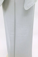 画像をギャラリービューアに読み込む, 【中古】夏着物『絽』色無地 淡いブルーグレー 背紋有 身丈162.5cm 裄丈66cm 正絹着物 IH7-6
