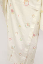 画像をギャラリービューアに読み込む, 【中古】上質 長襦袢 大小ダルマ 白 着物下 身丈120.5cm 裄丈64cm 正絹 和装 きもの J7-1
