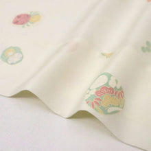 画像をギャラリービューアに読み込む, 【中古】上質 長襦袢 大小ダルマ 白 着物下 身丈120.5cm 裄丈64cm 正絹 和装 きもの J7-1
