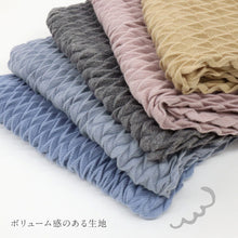 画像をギャラリービューアに読み込む, ワッフルショール 全9色　大判 ショール ストール 中国製 ヘリンボーン プリーツ 和装 洋装 着物 小紋 訪問着 着付け 羽織 着物コート 着物防寒 冬用 毛皮 着物ショール 道中着 ポンチョ 和装小物 プレゼント 誕生日 敬老 クリスマス
