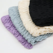 画像をギャラリービューアに読み込む, ワッフルショール 全9色　大判 ショール ストール 中国製 ヘリンボーン プリーツ 和装 洋装 着物 小紋 訪問着 着付け 羽織 着物コート 着物防寒 冬用 毛皮 着物ショール 道中着 ポンチョ 和装小物 プレゼント 誕生日 敬老 クリスマス
