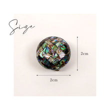 画像をギャラリービューアに読み込む, 【メタル シェル帯留め (全2タイプ)】螺鈿調 貝 飾り紐 浴衣 ラメ ガラス 三分紐 無地帯締め 帯飾り ハンドメイド ラウンド スクエア 丸型 夏着物 カジュアル 帯どめ おびどめ 和装小物 日本製 大人 おしゃれ
