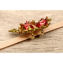 画像をギャラリービューアに読み込む, 《在庫限り》【 ザクロ 帯留め 】 帯飾り 浴衣 三分紐 ハンドメイド 柘榴モチーフ 吉祥果 レッド ゴールド カジュアル 帯どめ おびどめ 和装小物 日本製 大人 オシャレ
