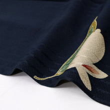 画像をギャラリービューアに読み込む, 【中古】長尺 単衣 小紋 懐かしの玩具 サイコロ手毬狛犬 濃紺 カジュアル 作家落款有 身丈166.5cm 裄丈71cm 正絹着物 KA6-3
