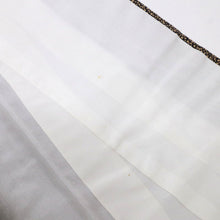 画像をギャラリービューアに読み込む, 【中古】長尺 小紋 大小霰のグラデーションのライン カジュアル 濃茶 身丈173cm 裄丈68cm 袷正絹着物 KC4-42
