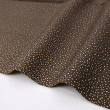 画像をギャラリービューアに読み込む, 【中古】長尺 小紋 大小霰のグラデーションのライン カジュアル 濃茶 身丈173cm 裄丈68cm 袷正絹着物 KC4-42
