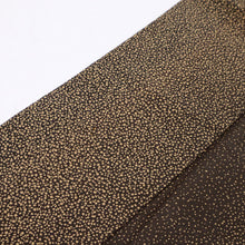 画像をギャラリービューアに読み込む, 【中古】長尺 小紋 大小霰のグラデーションのライン カジュアル 濃茶 身丈173cm 裄丈68cm 袷正絹着物 KC4-42
