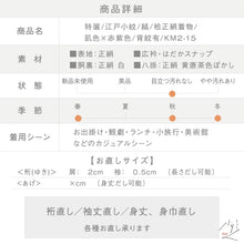画像をギャラリービューアに読み込む, 【中古】特選 江戸小紋 縞 背紋有 フォーマル 肌色×赤紫色 身丈161.5cm 裄丈64.5cm 袷正絹着物 KM2-15

