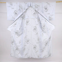 画像をギャラリービューアに読み込む, 【中古】長尺 洗える夏着物 絽 小紋 茶屋辻模様 カジュアル 淡い藤色 身丈164cm 裄丈66.5cm 化繊着物 KP6-13
