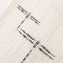 画像をギャラリービューアに読み込む, 【中古】洗える夏着物 小紋 かすれ縞にとんぼの舞姿 カジュアル 白 身丈157cm 裄丈61.5cm 化繊着物 KS7-41
