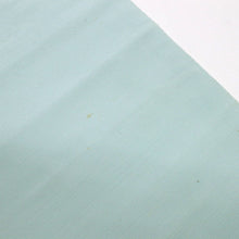 画像をギャラリービューアに読み込む, 【中古】名古屋帯 細やか横段ふくれ織り 水色 千草鼠色 カジュアル 普段着に♪ 長さ330cm 帯巾31cm 正絹着物 NA12-17
