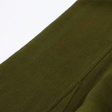 画像をギャラリービューアに読み込む, 【中古】長尺 付下げ 彩りぽっくり下駄 濃緑 セミフォーマル ちりめん地 身丈172.5cm 裄丈68.5cm 袷正絹着物 SG9-8
