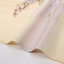 画像をギャラリービューアに読み込む, 【中古】単衣 付下げ シンプル 霞に吉祥文松竹梅秋草 肌色 正絹着物 カジュアル 身丈162.5cm 裄丈68cm ST9-10
