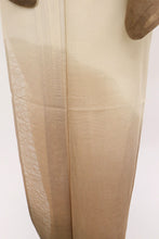 画像をギャラリービューアに読み込む, 【中古】長尺 夏着物 付下げ お召 ゆるやかよろけ織り セミフォーマル 背紋有 身丈167.5cm 裄丈64.5cm 正絹着物 SY6-3
