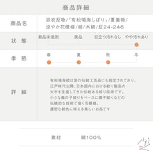 画像をギャラリービューアに読み込む, 浴衣反物 手しぼり『有松鳴海しぼり』涼やか花模様 カジュアル 紺ネイビー 木綿 夏着物 お仕立て可 和装 絞り きもの 反24-246
