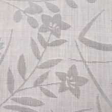 画像をギャラリービューアに読み込む, 麻襦袢 反物 夏の長襦袢『小千谷本麻紋紗』白 萩桔梗撫子 麻着物 長さ9.8m 反巾36cm お仕立て可 反24-300
