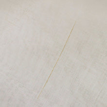 画像をギャラリービューアに読み込む, 反物 夏の紋紗 長襦袢 白 花の地紋 着物下 麻×化繊 交織 反巾36cm お仕立て可 反25-153
