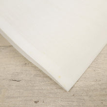 画像をギャラリービューアに読み込む, 反物 夏の紋紗 長襦袢 白 花の地紋 着物下 麻×化繊 交織 反巾36cm お仕立て可 反25-153
