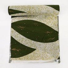 画像をギャラリービューアに読み込む, 浴衣反物 綿紅梅『二代目清次郎』酒衣 グリーン 木綿 夏着物 反巾38cm 長さ12m カジュアル 普段着 お仕立て可 反25-134
