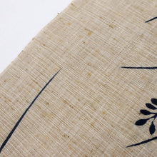 画像をギャラリービューアに読み込む, 浴衣反物『天洋からむし』綿紬 秋草菊萩模様 木綿 夏着物 反巾37.5cm カジュアル 普段着 お仕立て可 反25-167
