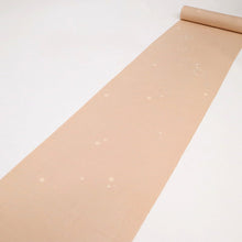 画像をギャラリービューアに読み込む, 反物『赤城紬』青柳 付下げ 都々見絞り ピンク 草木染 カジュアル 正絹着物 反巾38cm 古反 お仕立て可 反25-4
