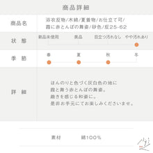 画像をギャラリービューアに読み込む, 浴衣反物『重要無形文化財 東京 玉光染』縞 木綿 夏着物 反巾37.5cm カジュアル 普段着 お仕立て可 反25-62
