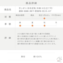 画像をギャラリービューアに読み込む, 手しぼり 浴衣反物 曲線と撫子 濃紺 カジュアル 木綿 夏着物 お仕立て可 和装 絞り きもの 反25-87
