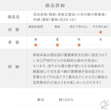 画像をギャラリービューアに読み込む, 長板正藍染 訳あり 浴衣反物 綿絽 小花の麻の葉 濃紺 木綿 夏着物 反巾36cm お仕立可［きものふりく］反26-121【古反】
