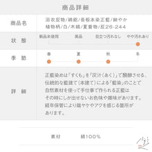 画像をギャラリービューアに読み込む, 浴衣反物 訳あり 綿絽 長板本染正藍 細やか植物柄 白紺 木綿 夏着物 反巾35.5cm お仕立可［きものふりく］反26-244【古反】
