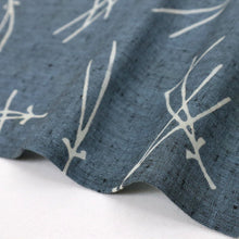 画像をギャラリービューアに読み込む, 【中古】浴衣 綿紬 シンプルこぼれ松葉 灰青 カジュアル 木綿 身丈161.5cm 裄丈67cm 夏着物 UH8-13
