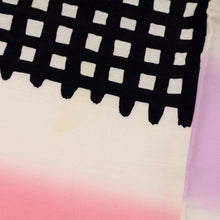 画像をギャラリービューアに読み込む, 【中古】長尺 ブランド浴衣『ツモリチサト』横段柄 カジュアル ピンク系 身丈167cm 裄丈67.5cm 木綿着物 US7-14
