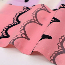 画像をギャラリービューアに読み込む, 【中古】長尺 ブランド浴衣『ツモリチサト』横段柄 カジュアル ピンク系 身丈167cm 裄丈67.5cm 木綿着物 US7-14
