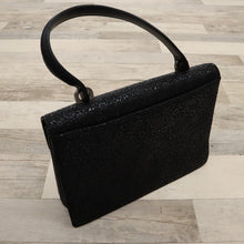 画像をギャラリービューアに読み込む, 【中古】印傳屋 和装バッグ 黒鹿革×黒漆 変わり菊唐草 冠婚葬祭 着物に合わせ z4-36
